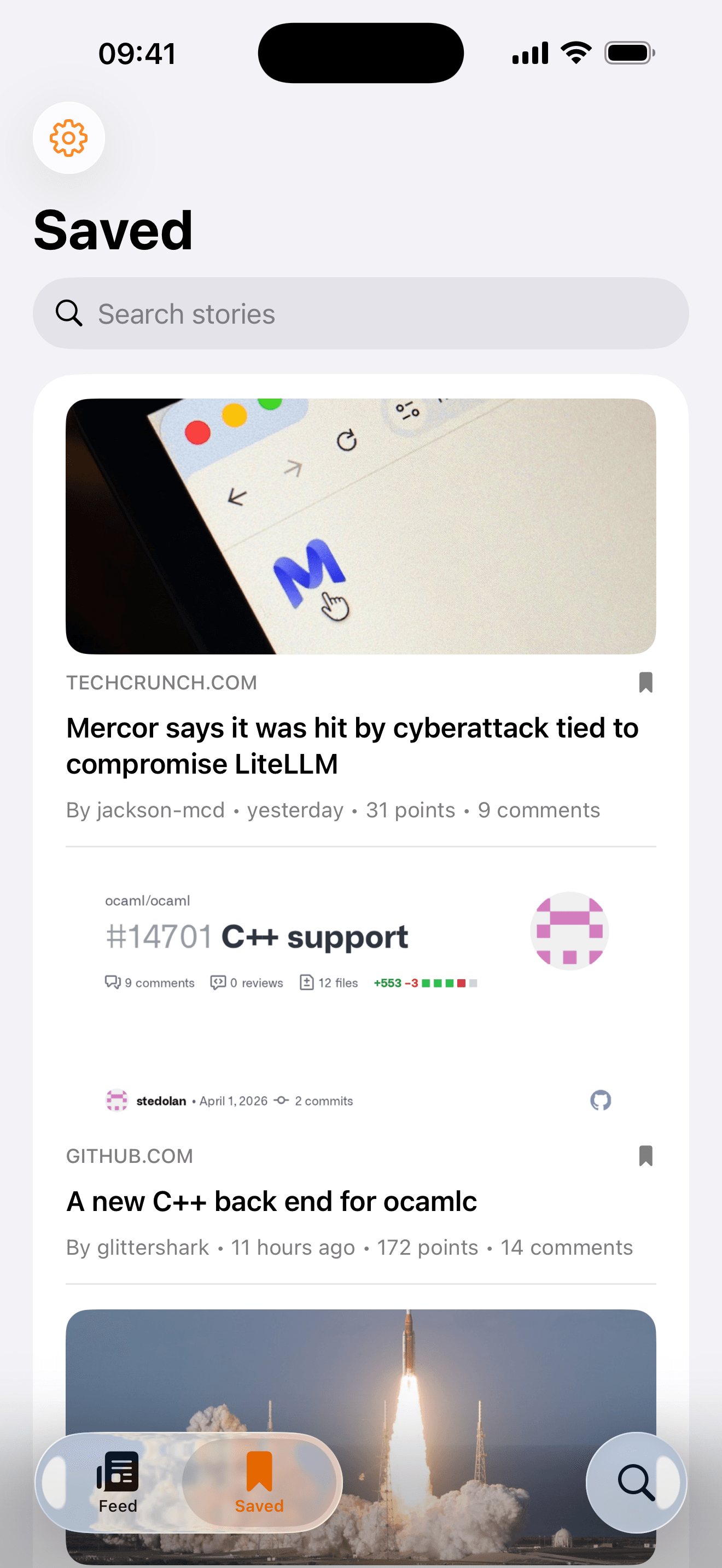 Wello saved stories screenshot